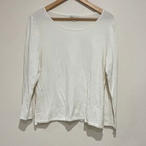 Cato White Long Sleeve Women's Tee